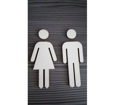 Piktogramy WC muži - ženy 1