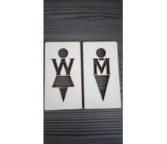Piktogramy WC muži - ženy 3a