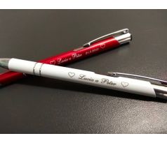 Gravírované pero (lesklé) 100 a viac ks